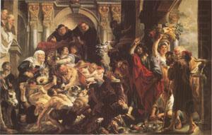 JORDAENS, Jacob The Purification of the Temple (mk05) china oil painting image